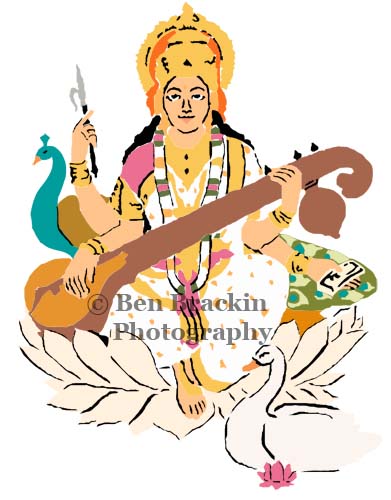 Saraswati by Ben Brackin
